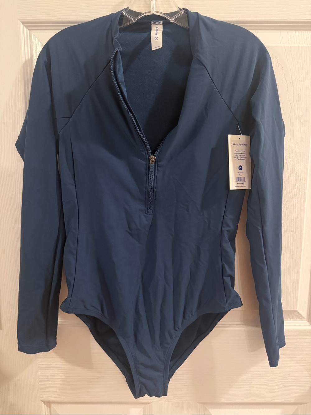Outdoor Voices LS Front Zip Surfsuit